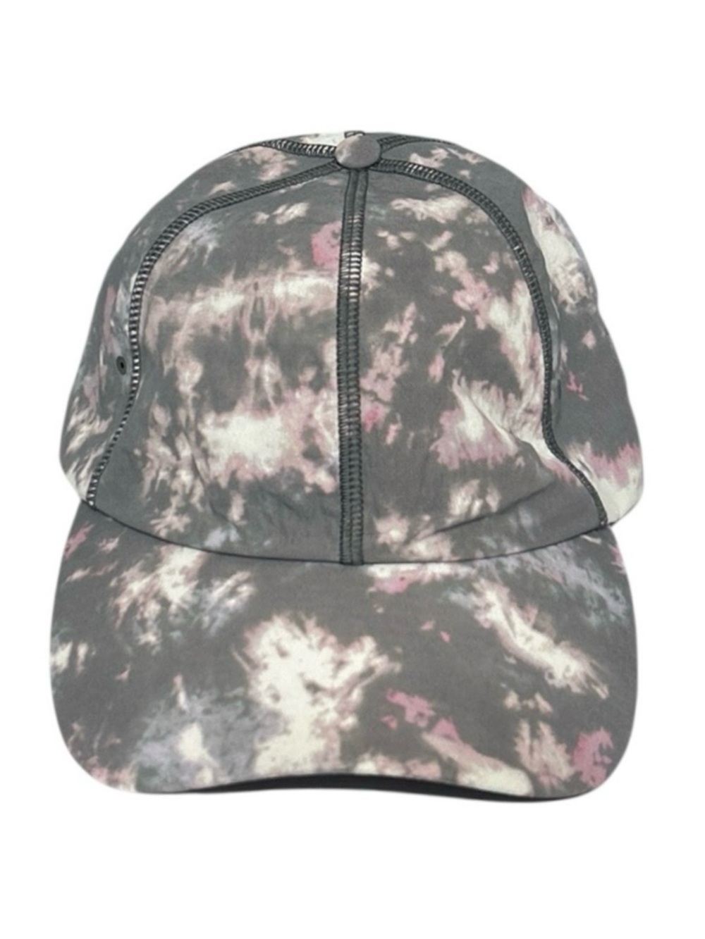 Lululemon Baseball Cap Women’ s Gray Pink Tie Dye Strapback One Size